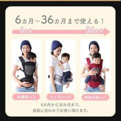3WAY ヒップシート メッシュタイプ（ブラック）の画像