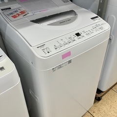リユースマン倉敷 乾燥機機能付き洗濯機65キロホワイト シャープES-TX6G 2023年製 の画像