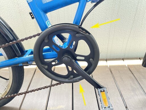 あさひ製casulyカジュリー 20型6速 AUTO LED仕様 折りたたみ 青 あさひ