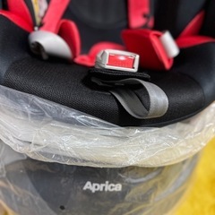 Aprica ベビーシート 黒/赤の画像