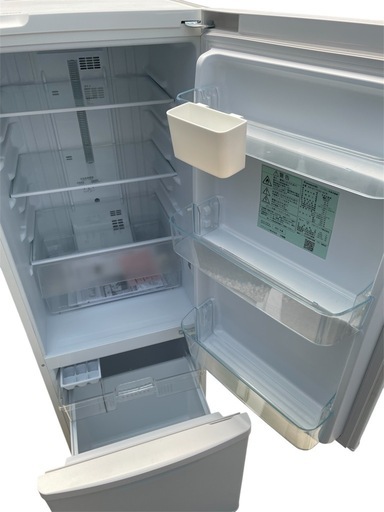 パナソニック■Panasonic■ノンフロン冷凍冷蔵庫■NR-B17DW-W■2021年製■168L