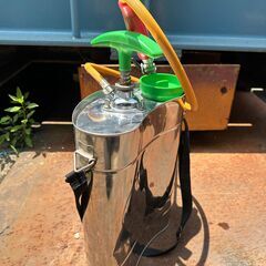 ヤマト　フンムキ　噴霧器　肩がけ　ステンレス　農機具　農業　畑の画像