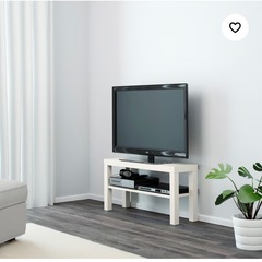 IKEA　LACK ラック テレビ台 ホワイト 90x26x45 cmの画像