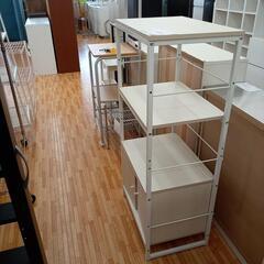 【リユースのサカイ八街店】★ジモティ割あり★ 収納ラック　アイボリー　クリーニング済　YJ6619の画像