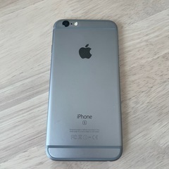 iPhone6 64G スペースグレー　SIMフリー　画面割れ有...