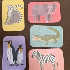 3歳〜　両面パズルの画像