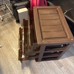 お値下げ　3段収納ケース　キャスター付きの画像