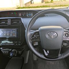 ★車検R9年3月迄！R2年！後期！プリウス【A】セーフティセンスP！レーダークルコン！HUD！Pシート！コーナーセンサー！メモリーナビ！ETC！の画像