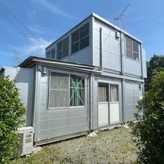 2階建てプレハブ　鍵付き　洗面所付きの画像
