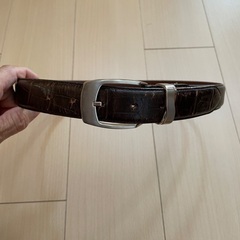再値下げ　スーツ用　ベルト　ブラウンの画像