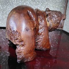 木彫り熊 置物 オブジェの画像