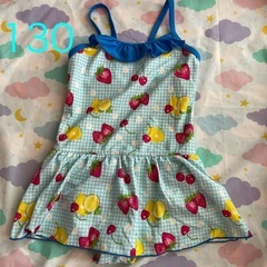 女の子　水着　130