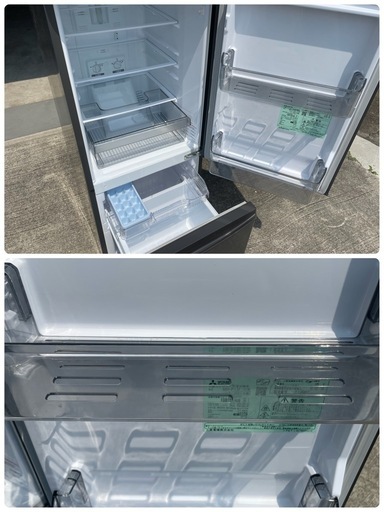 三菱　2ドア　冷蔵庫