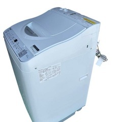 SHARPシャープ 電気洗濯乾燥機 ES-TX6H 2024年製の画像