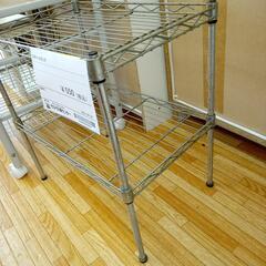 【リユースのサカイ八街店】★ジモティ割あり★ スチールラック　シルバー　クリーニング済　YJ6622の画像