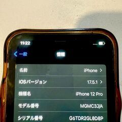 iPhone12pro　256GB SIMフリーの画像