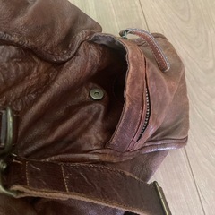 本革　ヴィンテージバッグ　ブラウン　ショルダーの画像