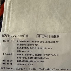 ディズニー　タオル　クリアファイルの画像