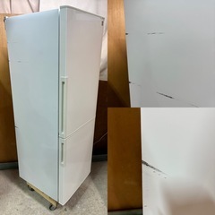 (受け渡し予定者あり)シャープ 2ドア 冷蔵庫 271L 2016年製 動作ok 傷あり 無料 の画像