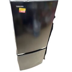 ☆ジモティー割有☆TOSHIBA/東芝 153L 2ドア冷蔵庫 ブラック GR-S15BS