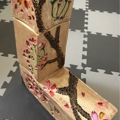 【桜の木】陶器ランプの画像