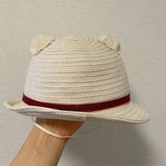 【条件付き値引き可】ファミリア 麦わら帽子 美品の画像