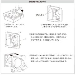 ユアサプライムス 一般換気扇 羽根径25cm キッチン 台所用換気扇 YNK-25 引き紐スイッチ連動式 家庭用の画像