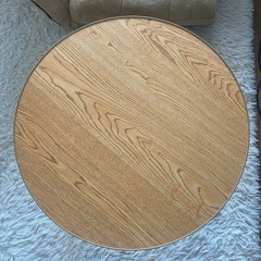 ローテーブル 丸 折りたたみテーブル ミニ 幅60×奥行60×高さ31.5cmの画像