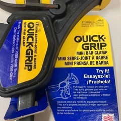☆値下げ☆2507-014 VISE-GRIP ミニバークランプ QUICK-GRIP 未使用品 保管時の汚れ有りの画像