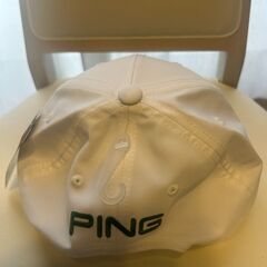 PING　ゴルフ　帽子　色：白　サイズ５９ｃｍ　新品・未使用！の画像