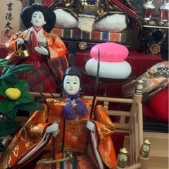 【美品】0円 雛人形 3段 ガラスケース  の画像