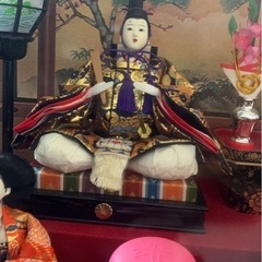 【美品】0円 雛人形 3段 ガラスケース  の画像