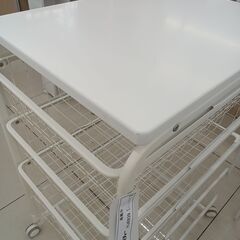 ★リユースのサカイ日立店★HJ6939 IKEA ワゴン ホワイト H77×D55×W41 クリーニング済み の画像