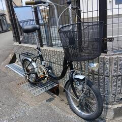 整備済み 16インチミニサイクル 6段変速 新品リアタイヤベルカゴサドルペダルの画像