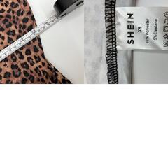 トップス キャミソール ヒョウ柄 SHEIN シーン トップスのみ パンツは付属しません 送料無料の画像
