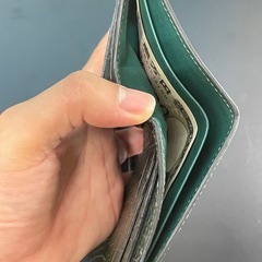 クロコダイル折財布の画像