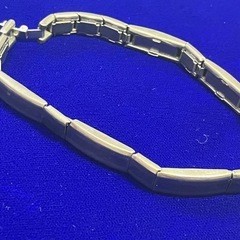 ⑧外山産業　チタン磁気ブレスレット　レディース　メンズ　ユニセックス　シルバーの画像