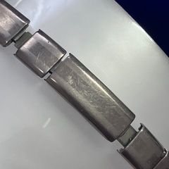 ⑧外山産業　チタン磁気ブレスレット　レディース　メンズ　ユニセックス　シルバーの画像