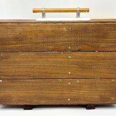 値下げ↓中古◆ハンドメイドラック◆取手付きの画像