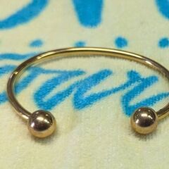 ☆腕輪　ブレスレット　金色　中古品　の画像