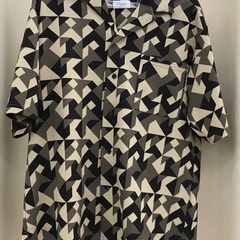 ☆ドリーム2号館☆JUNRED/ボタンシャツ/M/BRW/総柄