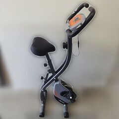 動作品◆COUYK/クーイク 折畳式フィットネスバイク X-718◆静音/エアロバイク/心拍数計測 /8段負荷調整機能付きの画像