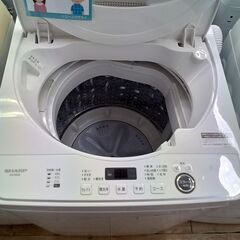 ★リユースのサカイつくば店★TK5750 SHARP 洗濯機 ES-GE5E 5.5kg 21年製 動作確認／クリーニング済み　【リユースのサカイつくば店】 の画像
