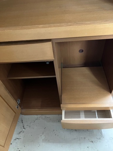 I 2507-020 キッチンボード 上下分割可能 固定ネジ キズ 汚れあり