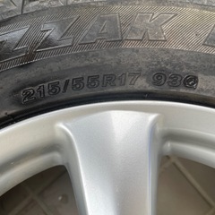 タイヤホイール　クラウン等に　215/55R17 17×6.5jの画像