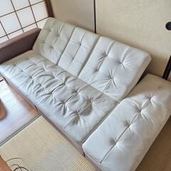 リクライニングソファーベッドお譲りいたします。の画像