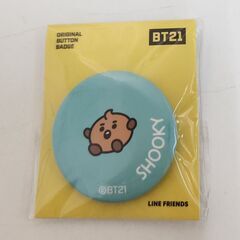 BTS SUGA グッズセット SHOOKY 缶バッジ2個＆メモ帳セット 未使用 BT21 シュガ シュキ アーミー 推し活の画像
