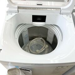 【ドリーム池田店】プレミアムリユース品　AQUA/アクア　10kg洗濯機　ホワイト　AQW-V10P　2023年製　IKX-94の画像