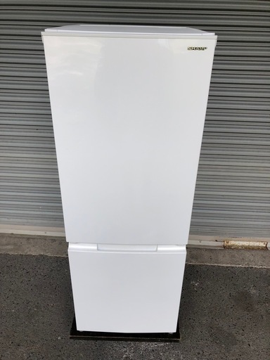 2ドア 冷凍冷蔵庫 シャープ SJ-D18GJ 179L  2020年製