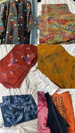 浴衣 着物 和服 羽織 アンサンブル まとめ売り10点程度